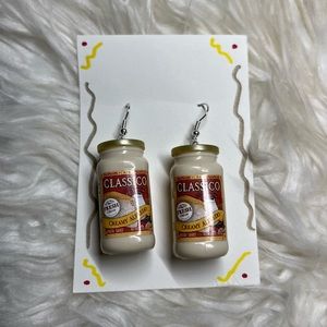 classico creamy alfredo pasta sauce earrings